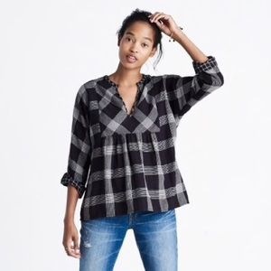 Madewell v neck blouse
